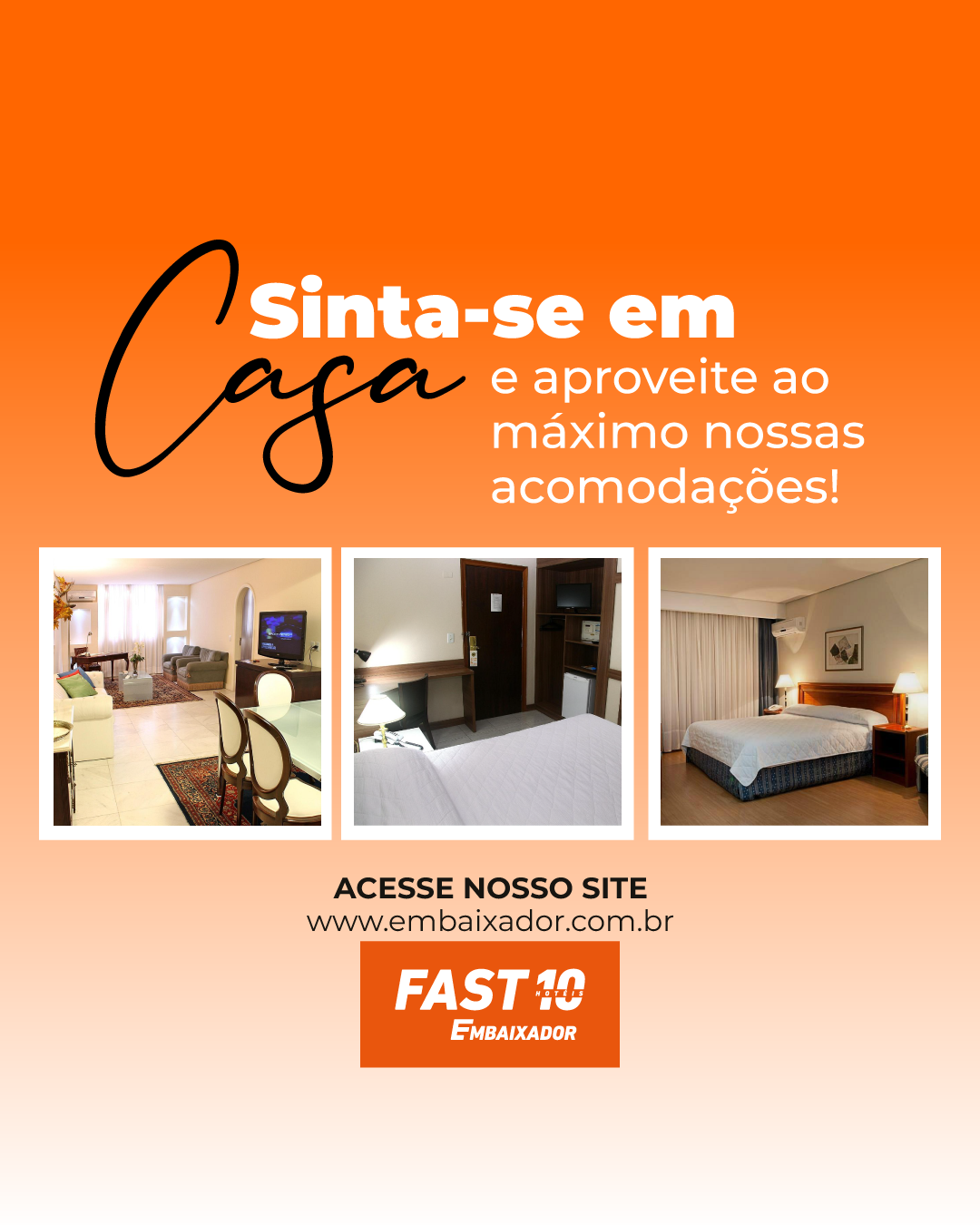 Sinta-se em casa e aproveite ao máximos nossas instalações!