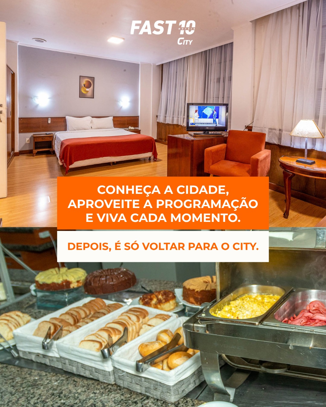 Aproveite para descansar na melhor localização da cidade.